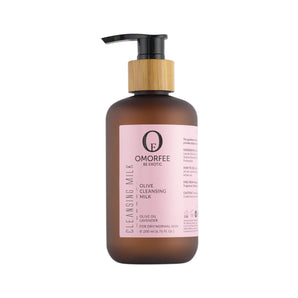Omorfee 100% Organic and natural cleansing milk. Natural makeup remover for dry skin.