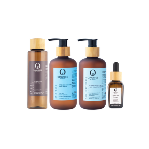 omorfee-hydrating-hair-care-assortment-eco-friendly-packaging-biodegradable-packaging