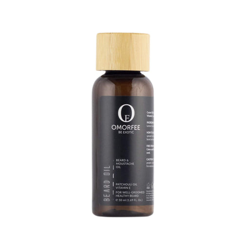 Omorfee Organic and Natural Beard Oil for Smooth and Soft Beard and Moustache. Daily Beard Oil best for well groomed beard. Dense beard and growth and nourished beard.