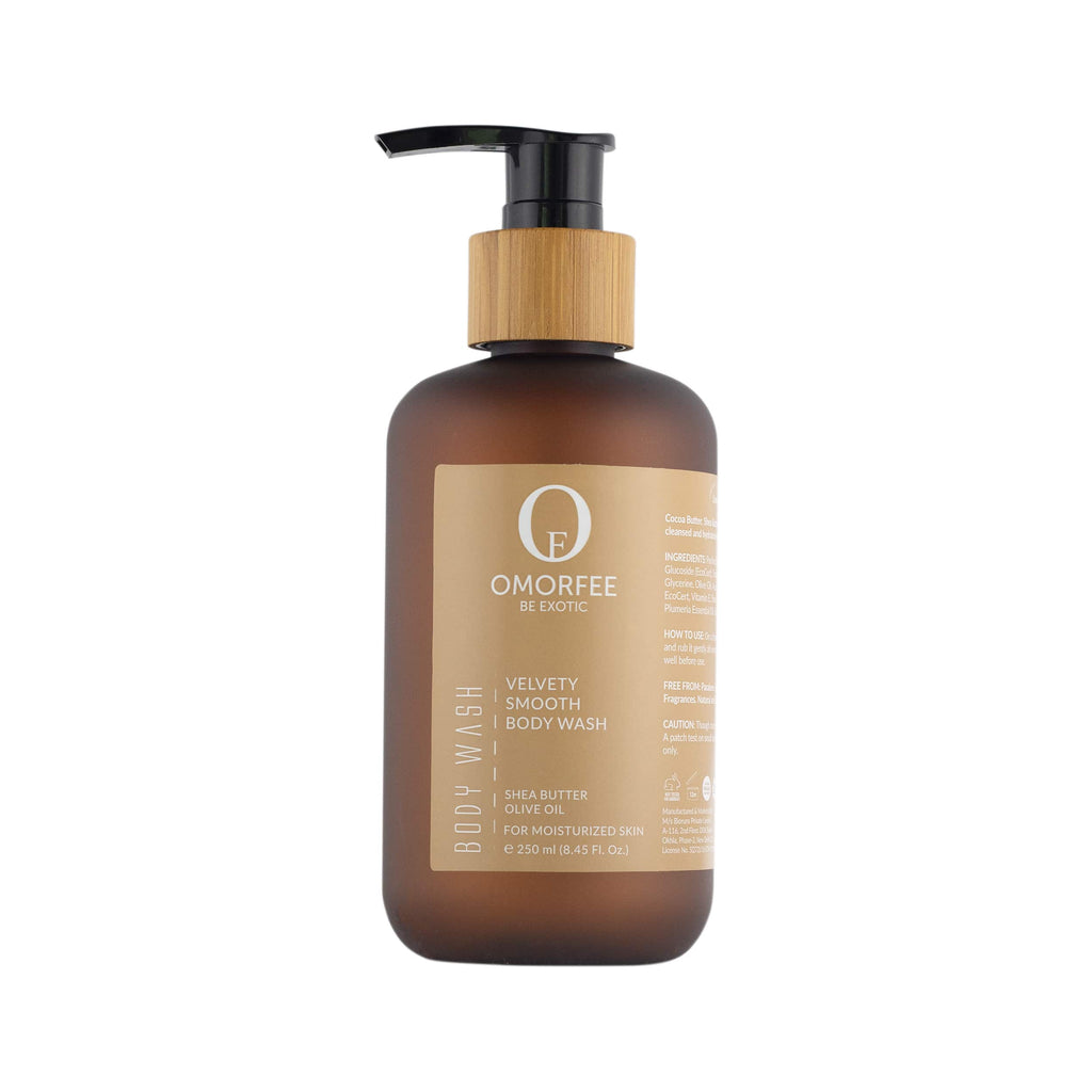 Organic and all natural Body Wash. Body wash for dry skin. omorfee-velvety-smooth-body-wash-front-organic-skincare-products-organic-beauty-products-best-body-wash-for-dry-skin